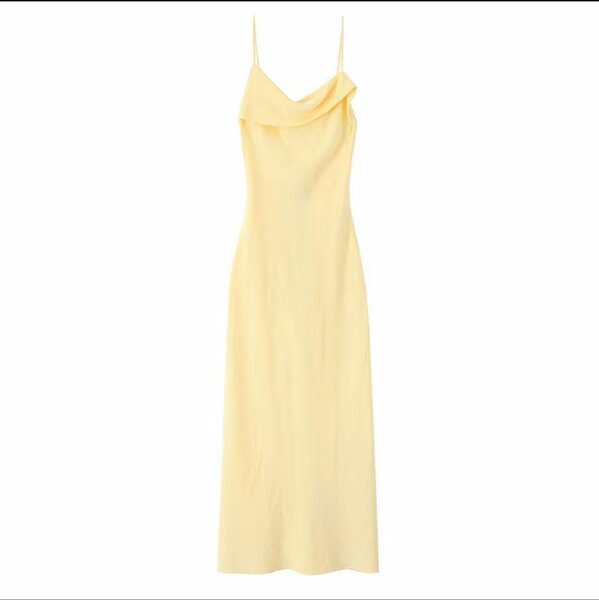 Robe élégante jaune