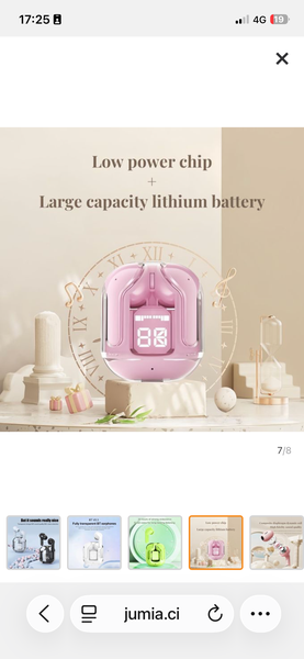 Écouteurs Bluetooth transparents