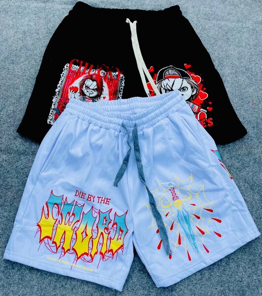 Shorts graphiques en coton