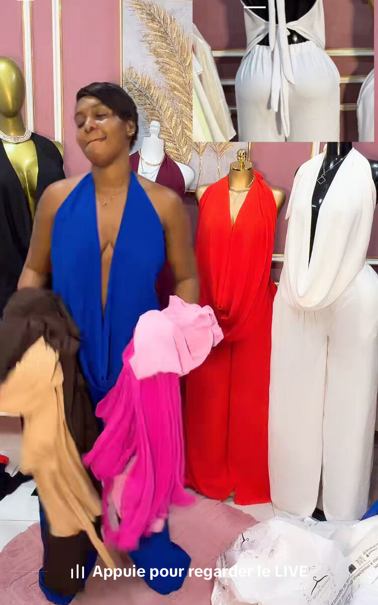 Combinaison élégante dos nu