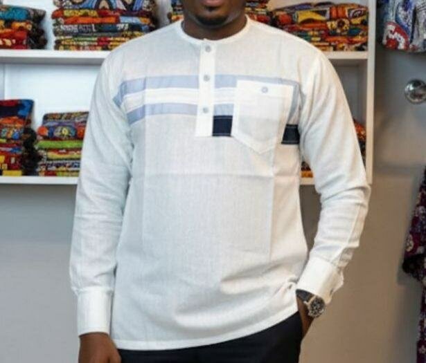 Chemise Kitenge Homme Élégante