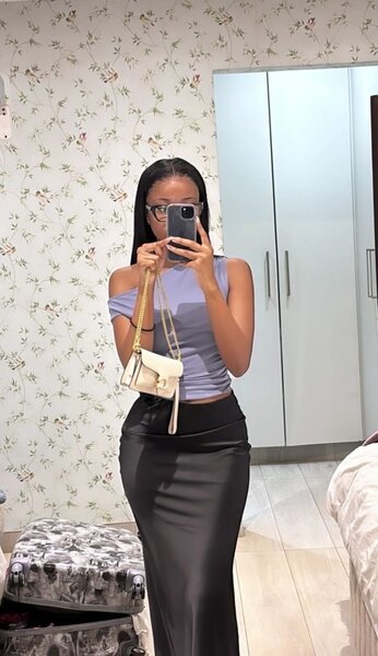 Jupe Longue Satinée Élégante