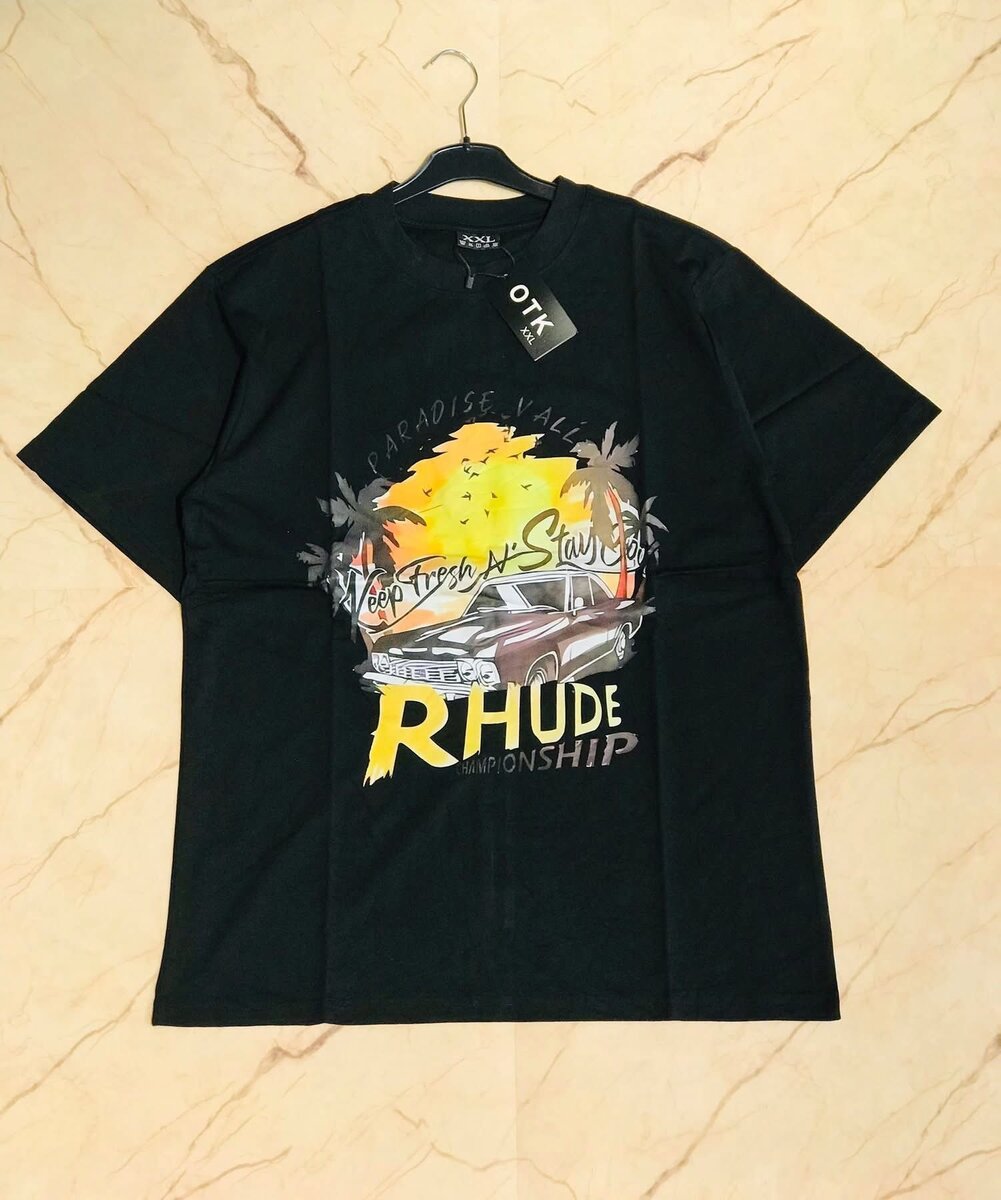T-shirt imprimé vintage Rhude