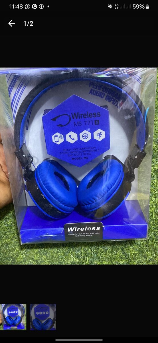 Wireless Blue original headpho