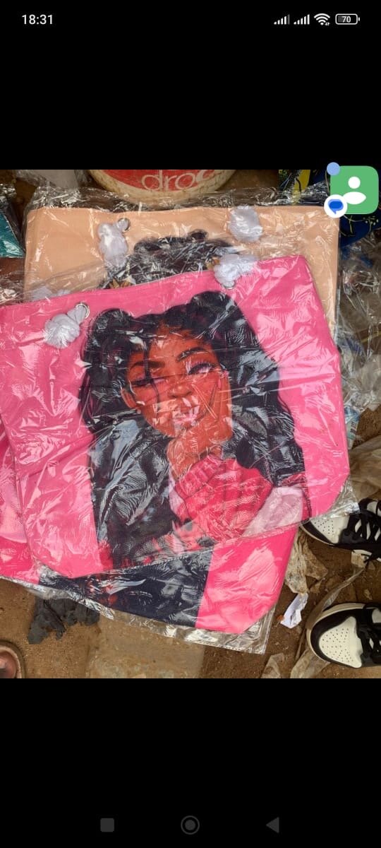 Sac fourre tout imprimé