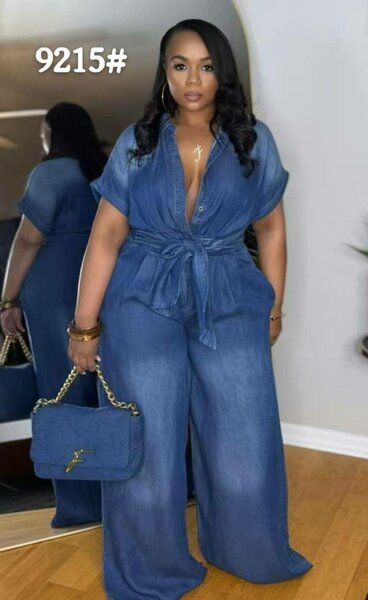 Combinaison en jean élégante