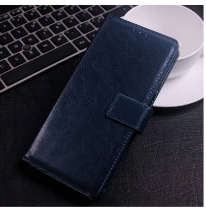 OPPO A16E Case, Premium PU Leather Magnetic Shockproof Book Stand Folio Flip Wallet Case Cover with Card Holder