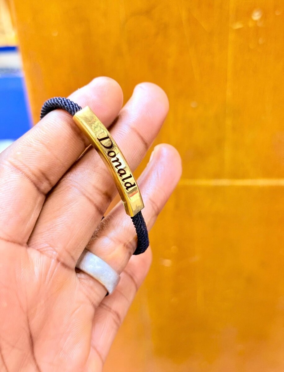 Bracelet personnalisé en or