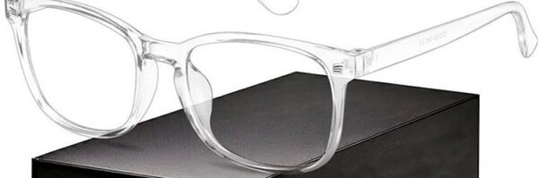 Lunettes transparentes pour homme