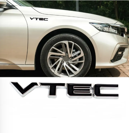 Car Metal 3D Sticker Styling Emblem for H.o.n.d.a V.T.E.C Logo