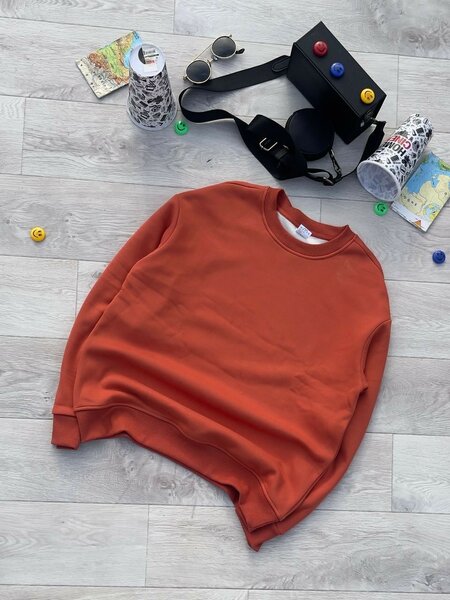 Sweat-shirt unisexe en coton doux