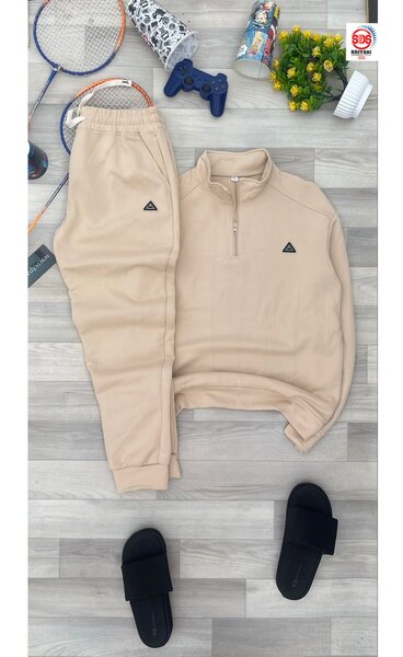 Ensemble survêtement beige pour homme