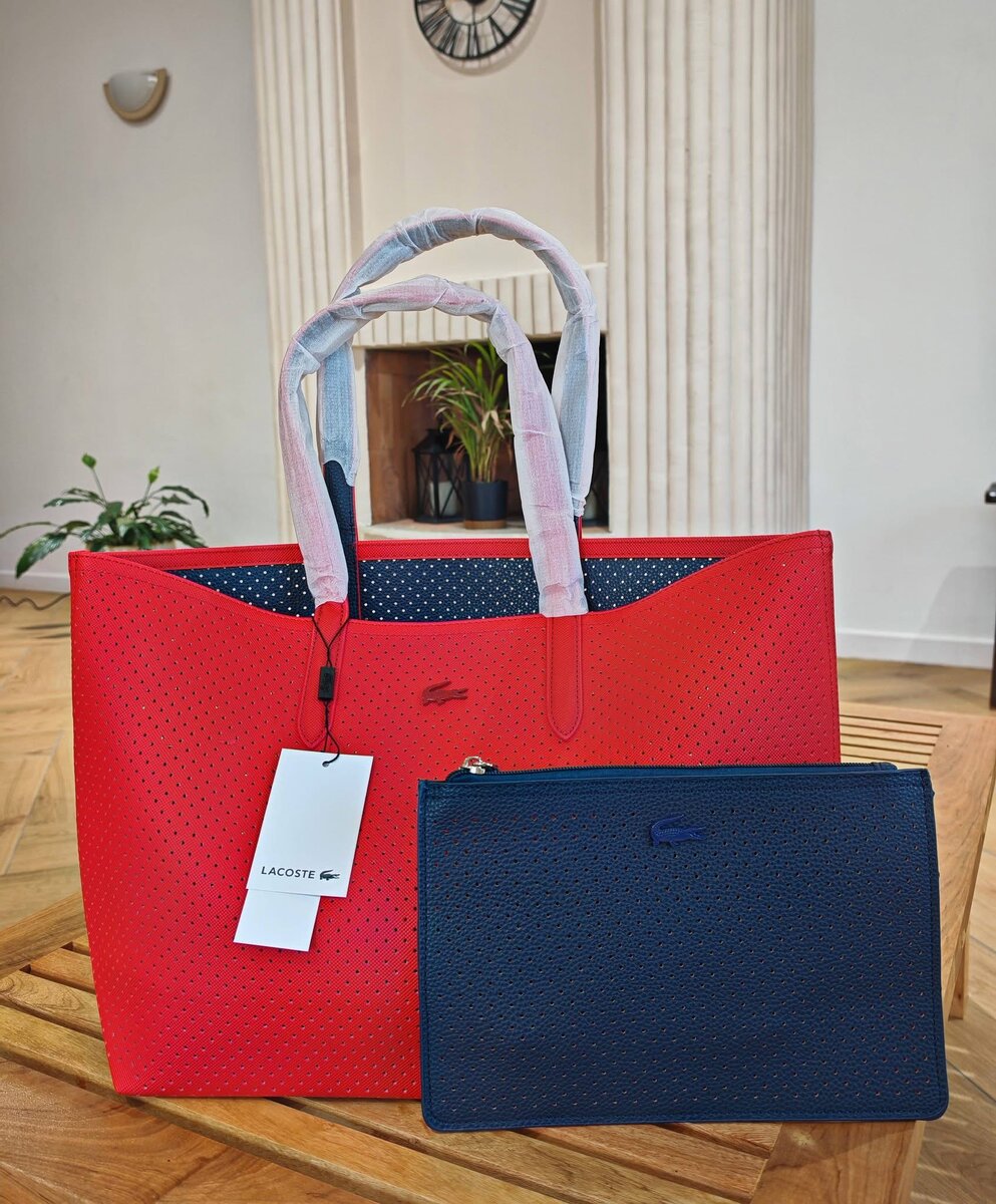 Sac cabas Lacoste avec pochette