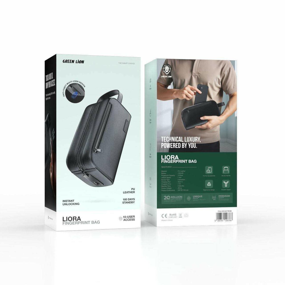 Sac à main biométrique luxe