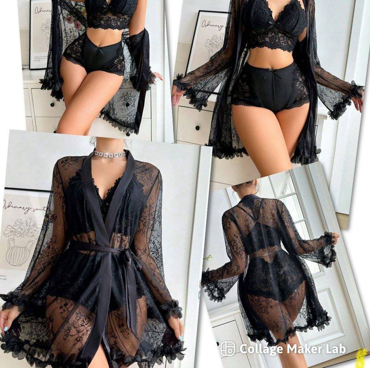 Ensemble lingerie en dentelle