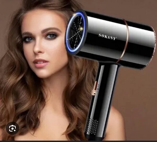 Foldable travel hair dryer