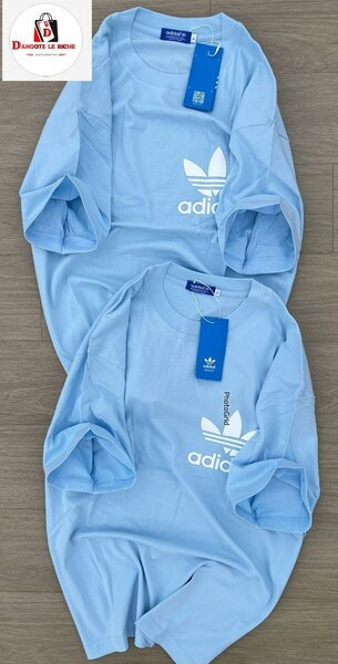 T-shirts bleu adidas