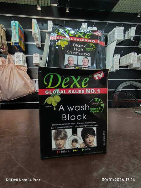 Dexe A wash Black - Shampooing Colorant Noir