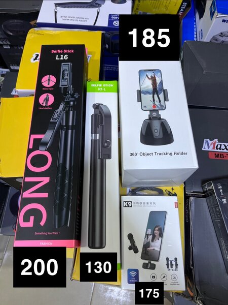 Selfie Tripod, Microphone and 360 Tripod