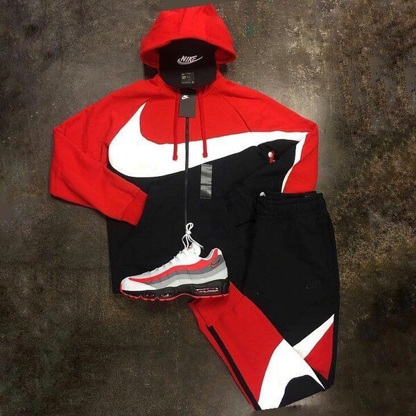 Survêtement Nike Homme - Rouge et Noir