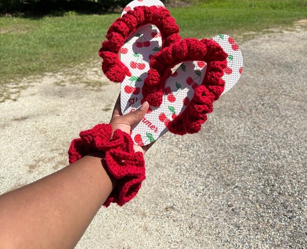 Duo sandales et chouchous