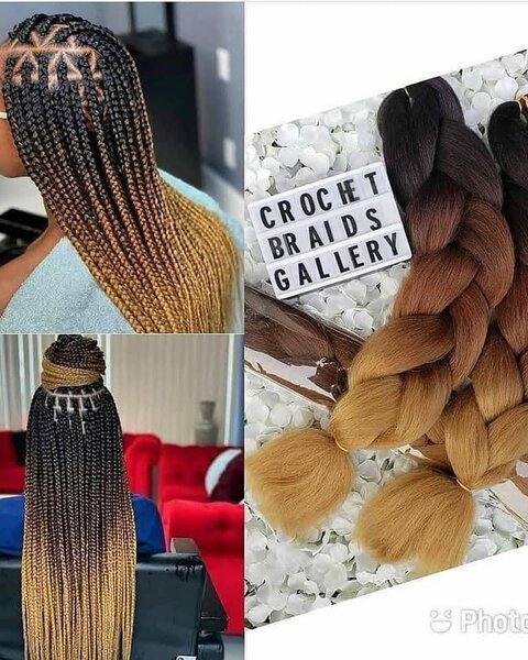 SPANISH CURL AND OMBRE BRAIDS 