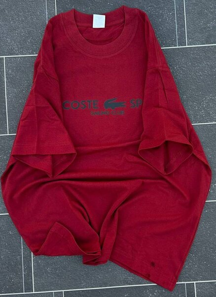 T-shirt rouge unisexe