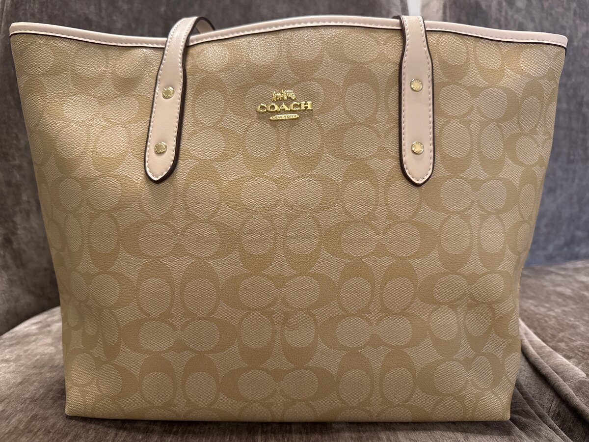 Coach Sac tote en cuir élégant