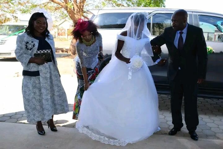 Wedding dress  medium size