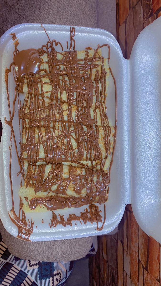 Crêpe sucré au chocolat