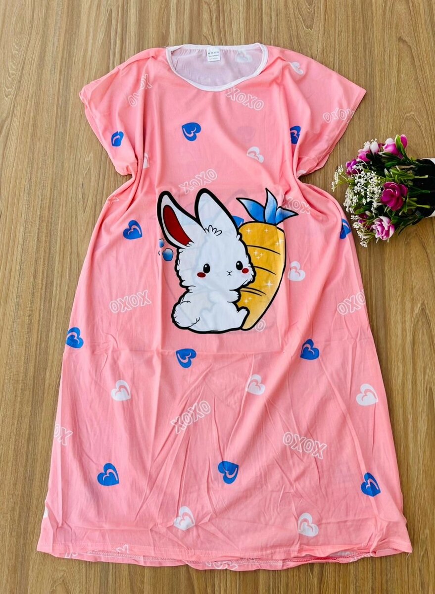 Long cartoon nightwear