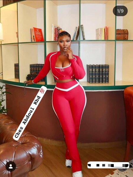 Ensemble sport femme rouge tendance