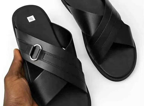 Sandales homme en cuir