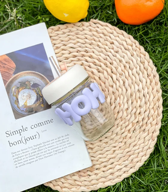 TASSE VERRE D'EAU (350ml) - violet