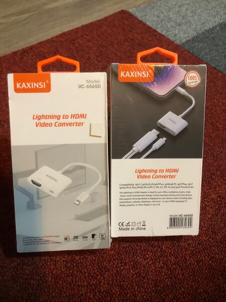 Lightning to HDMI video converter