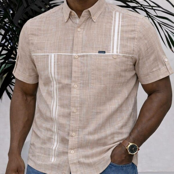 Chemise homme manche courte