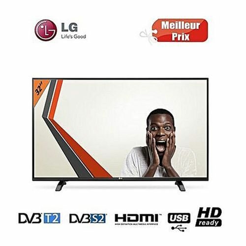 LG TV LG LED 32 Pouces - HDMI/USB - Noir - Garantie 12 Mois