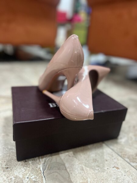 Escarpins en cuir verni femme