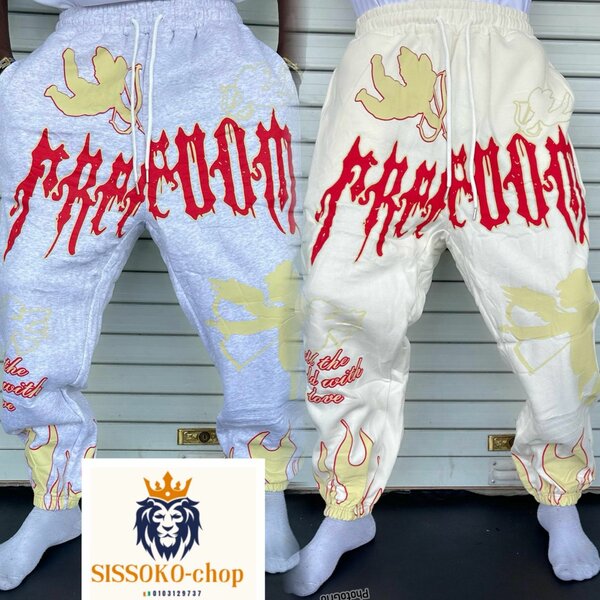 Pantalons imprimés "Freedom"