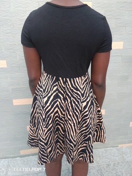 Robe Tendance Zébrée