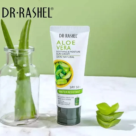 Crème solaire à l'aloé Vera naturelle  Apaisante, étanche