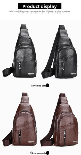 Sac bandoulière en cuir