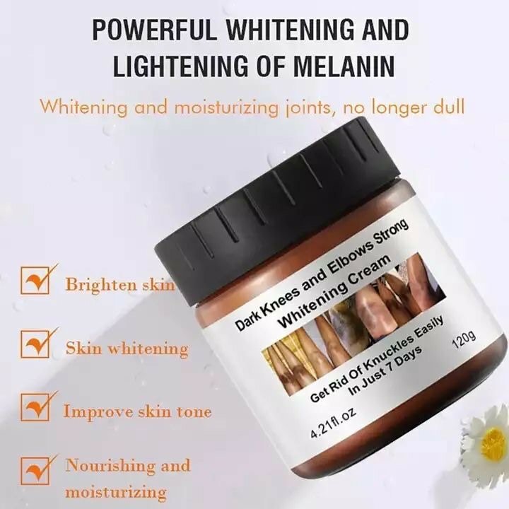 Dark knees, elbow and knuckles whitening cream