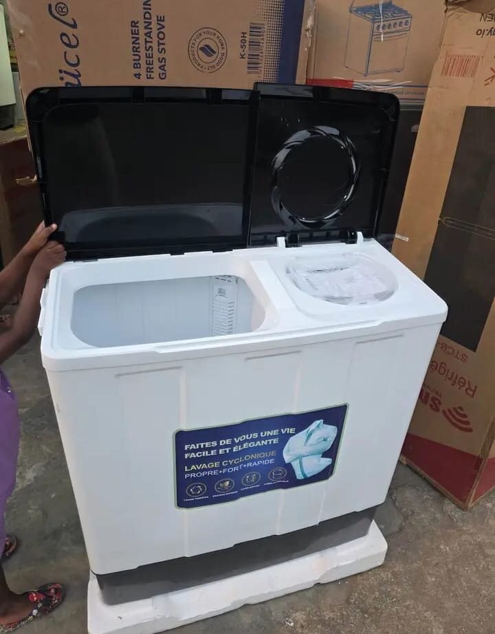 Lave-linge semi-automatique 2 en 1