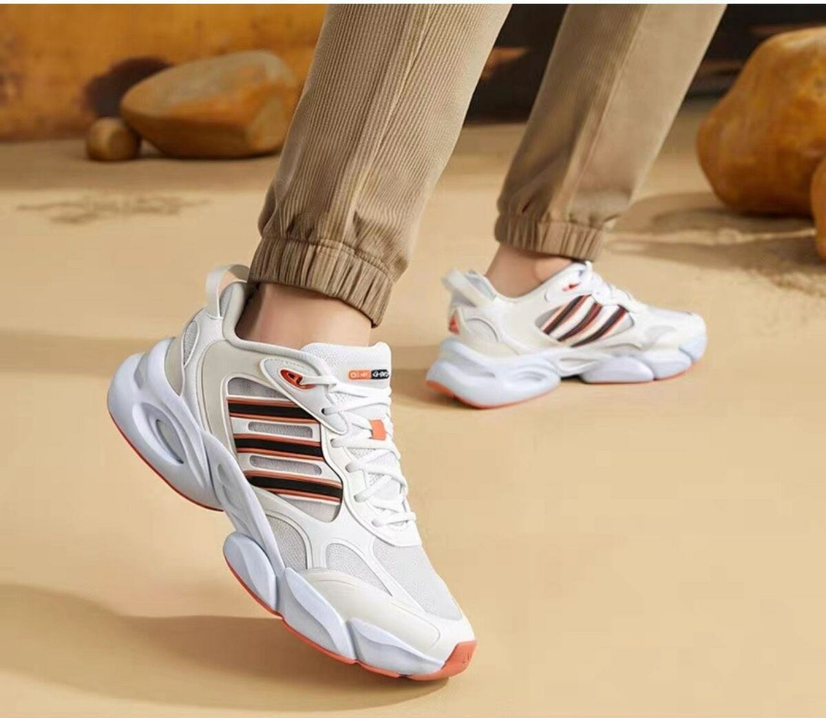 Baskets confort style sportif