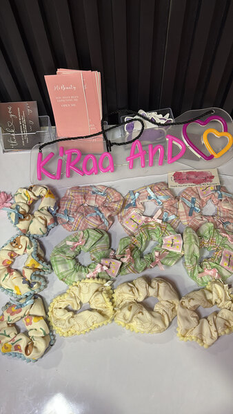 Chouchous en tissu vintage