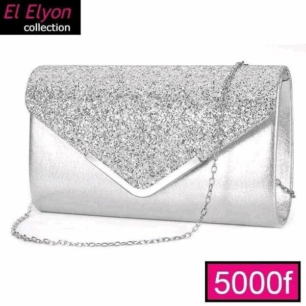Pochette Glamour Pailletée