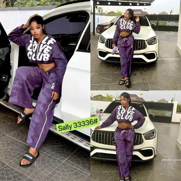 Tenue décontractée violette