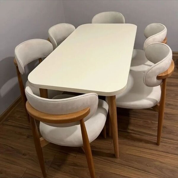 Table à manger moderne bois