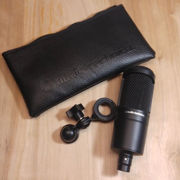 Audio-Technica AT2020 Cardioid Condenser Studio XLR Micropho